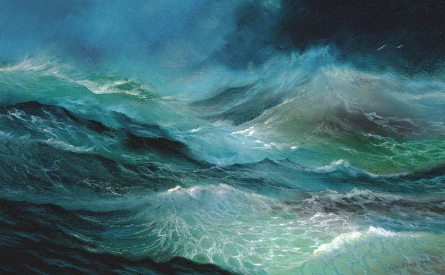 Blue Seascape